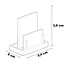 End cap for track system, black