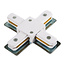 X-Connector for single-phase rail - White