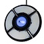 Solar outdoor pendant lamp with timer - Jace