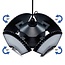 Solar outdoor pendant lamp with timer - Jace