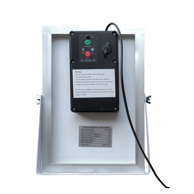 Dimmable solar outdoor wall light - Seth