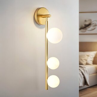 Golden wall lamp Taj