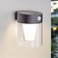 Solar wall light for outdoor use with sensor - Pim