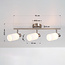 Talia 3-light ceiling lamp