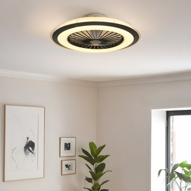 Ceiling fan Meva with RGBW function and star effect