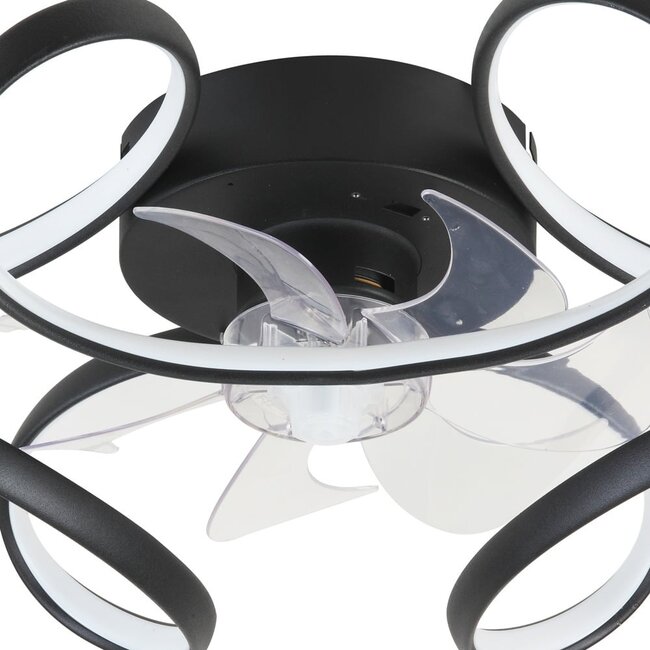 Ceiling fan Meysa with adjustable colour temperature