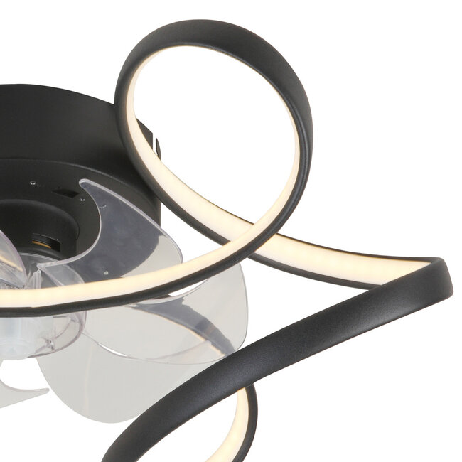 Ceiling fan Meysa with adjustable colour temperature