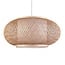 pendant light Fenna in bamboo - natural and white