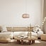 pendant light Fenna in bamboo - natural and white