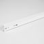 Connectable 1-phase track 75 cm with end cap, without connection block, white