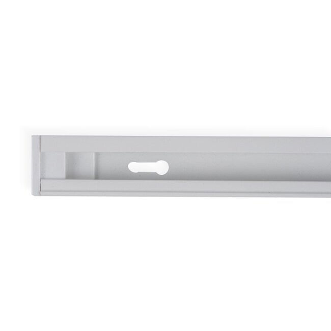 Connectable 1-phase track 75 cm with connection block and end cap, white