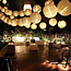 Solar string lights Paloma with white lanterns