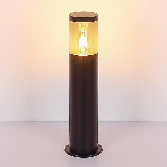 Elegant outdoor floor lamp Reims – stainless steel