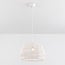 Bohemian pendant lamp Kanpur, woven hemp rope