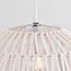 Bohemian pendant lamp Kanpur, woven hemp rope