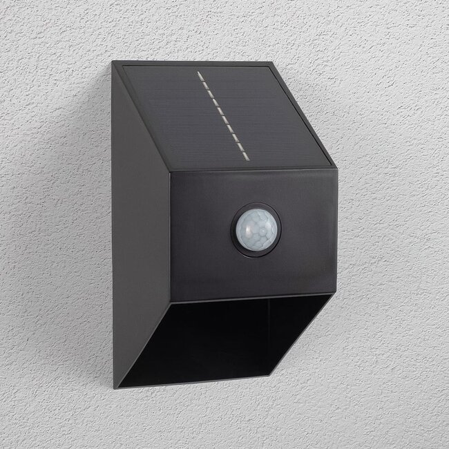 Solar wall light Roan with sensor