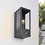 Nantes outdoor wall light with sensor