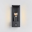Outdoor wall light Nantes with sensor - black