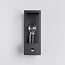 Outdoor wall light Nantes with sensor - black
