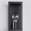 Outdoor wall light Nantes with sensor - black