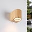 Wall light Tommaso in wood effect