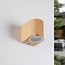 Wall light Tommaso in wood effect