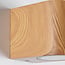 Wall light Tommaso in wood effect