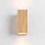 2-light wall light Riccardo in wood effect