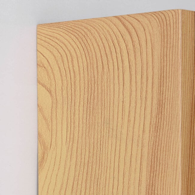 2-light wall light Riccardo in wood effect