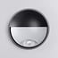 Round outdoor wall light with sensor and adjustable colour temperature