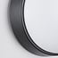 Round outdoor wall light with adjustable colour temperature - black