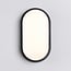 Outdoor wall light with adjustable colour temperature - black
