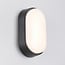Outdoor wall light with adjustable colour temperature - black