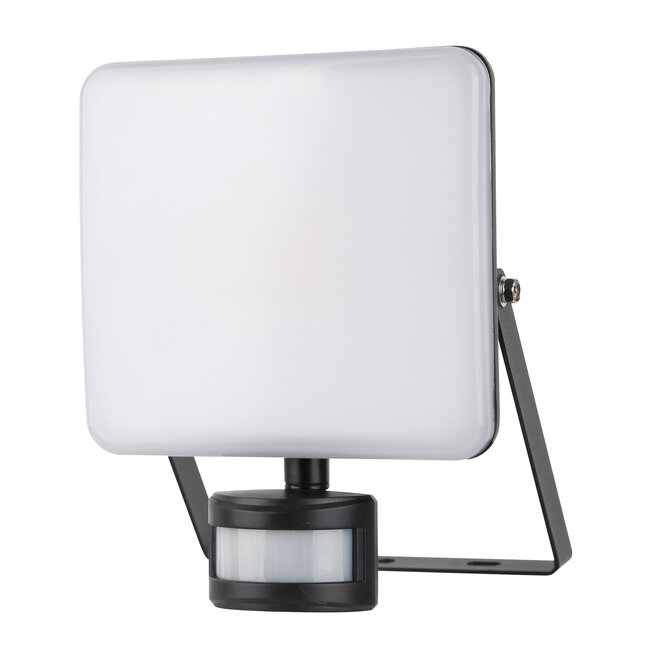 LED Floodlight including sensor and adjustable colour temperature