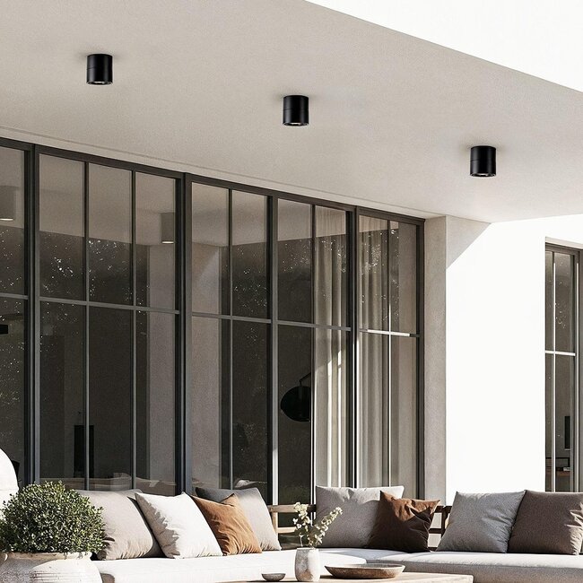 Outdoor ceiling light, Black, 15W - Julie