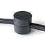 Suspension clip for 1-phase track system, black