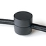 Suspension clip for single-phase Track lighting system, Black