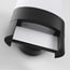Outdoor wall light Lidia with house number - integrated LED
