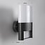 Outdoor wall light Lidia with house number - integrated LED