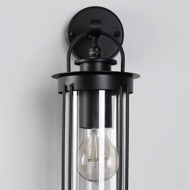 Industrial outdoor wall light Sienna - black