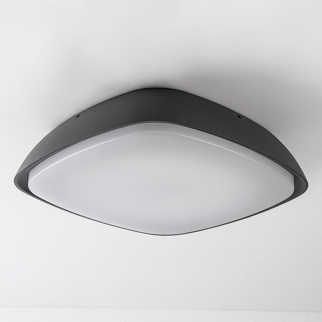 Dark grey designer lighting ceiling lamp for outdoor use - Bodi