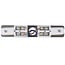 Double-sided centre feed connection block for 1-phase track, white