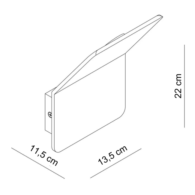 Dimmable wall lamp Lucy