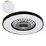 Smart ceiling fan Starry with Tuya Smart app and RGB - black