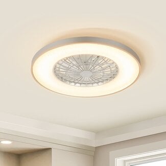Smart ceiling fan Starry with Tuya Smart app and RGB - grey