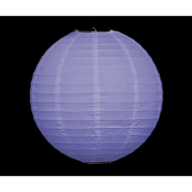 Light purple nylon lantern for outdoor use