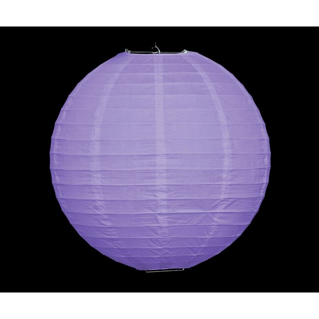 Purple nylon lantern for outdoor use