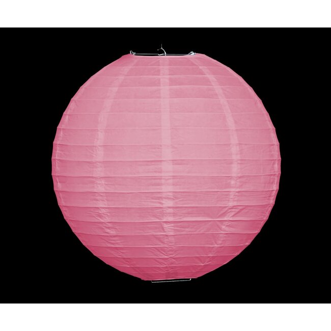 Pink nylon lantern for outdoor use