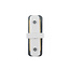 Straight connector for single-phase rail - White
