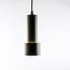 Jim t1-phase track tube pendant light, black